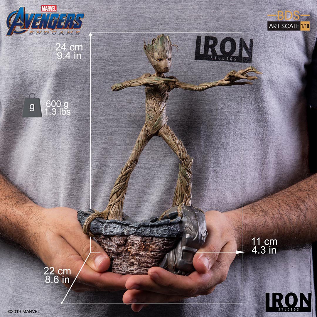 Avengers : Endgame Statuette BDS Art Scale 1/10 Groot 24 cm