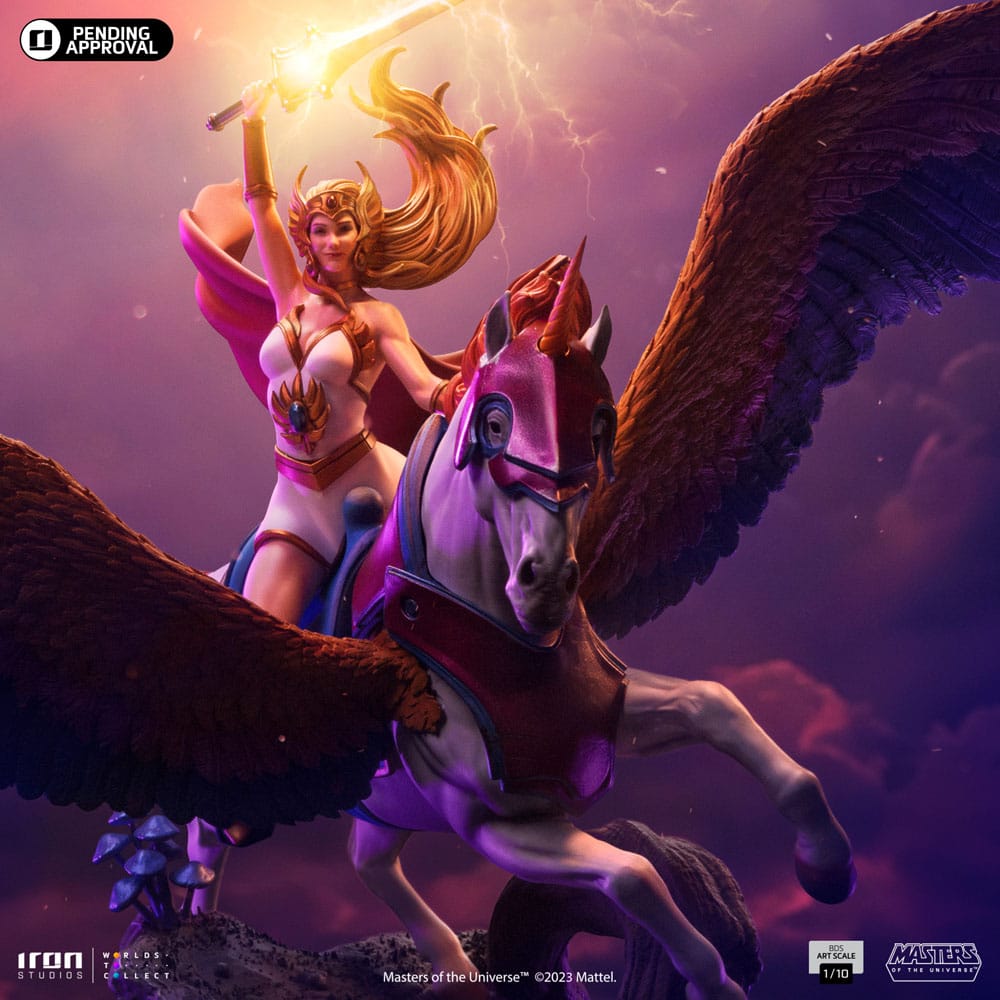 Masters of the Universe Statuette BDS Art Scale 1/10 She-Ra and Swiftwind 42 cm