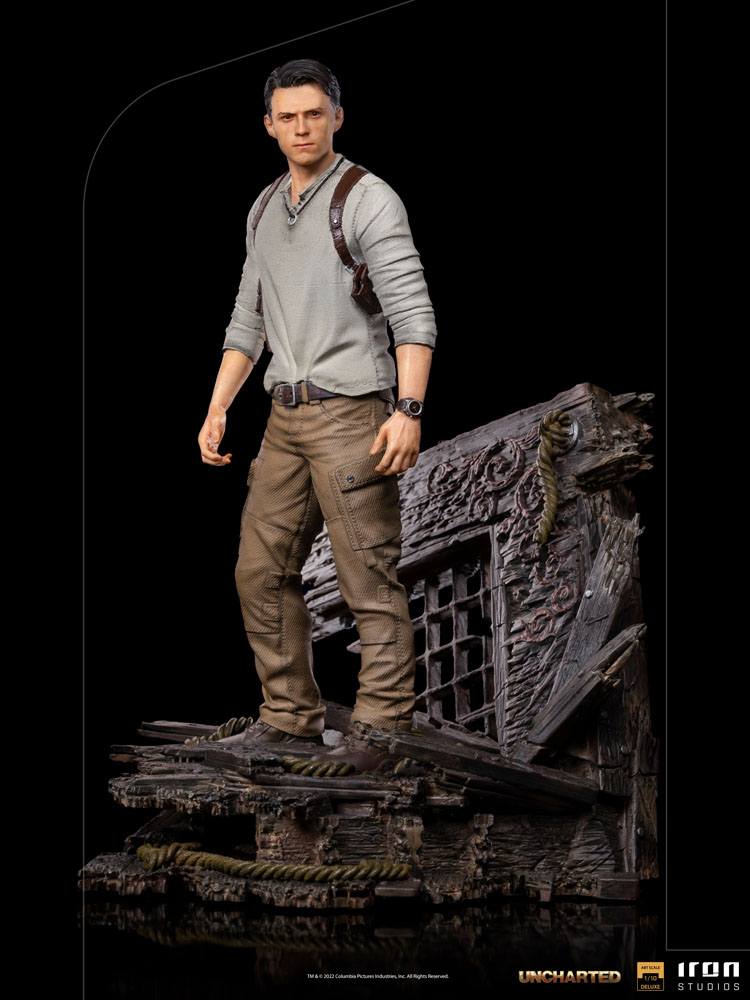 Uncharted Movie : Statuette Art Scale Nathan Drake 22 cm