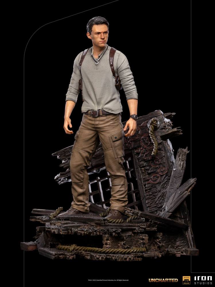 Uncharted Movie : Statuette Art Scale Nathan Drake 22 cm