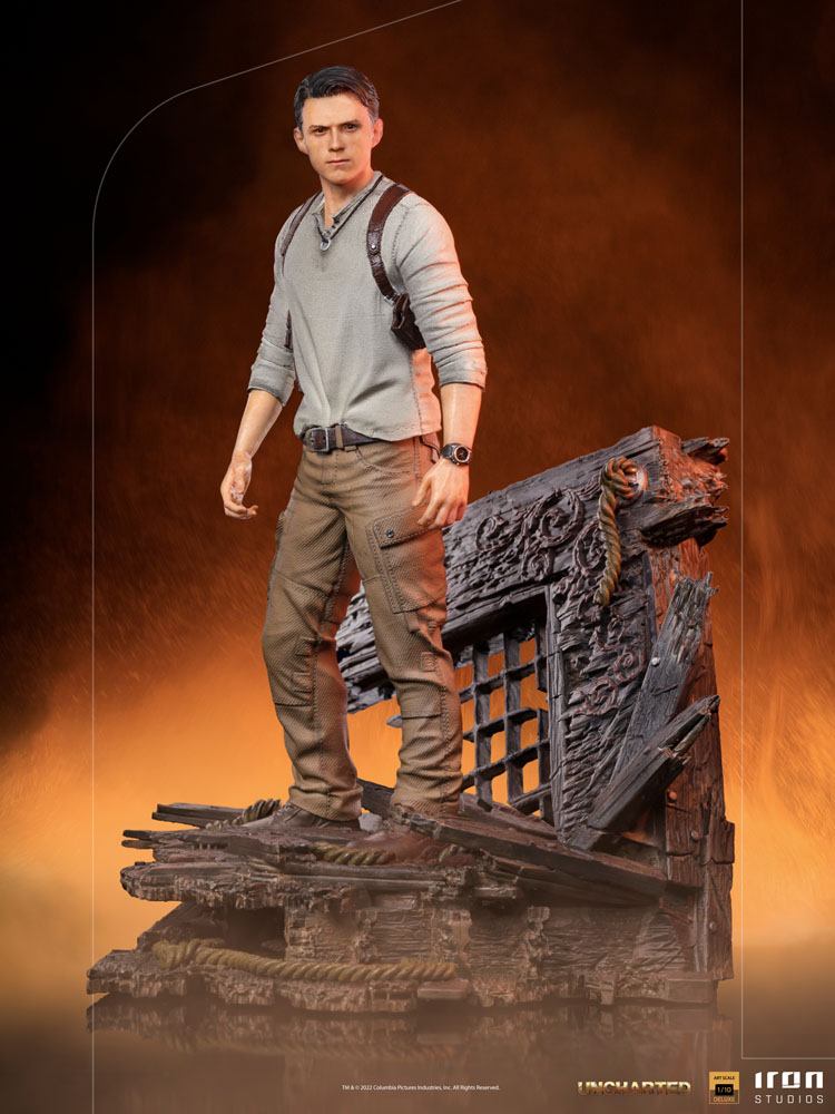 Uncharted Movie : Statuette Art Scale Nathan Drake 22 cm