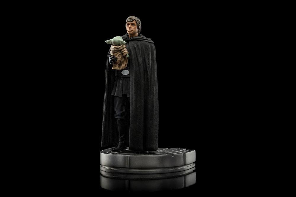 Star Wars The Mandalorian : Statuette 1/10 Luke Skywalker et Grogu 21 cm