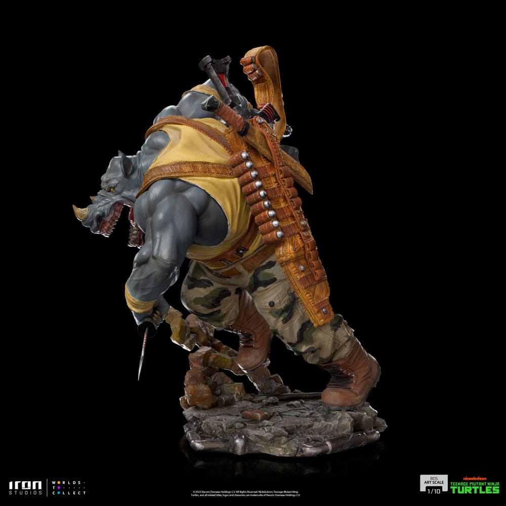 Les Tortues ninja : Statuette Art Scale Rocksteady 24 cm