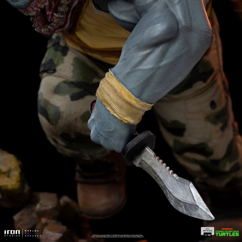 Les Tortues ninja : Statuette Art Scale Rocksteady 24 cm