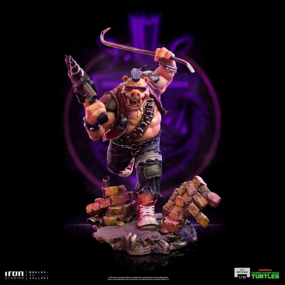 Les Tortues ninja : Statuette Art Scale Bebop 23 cm