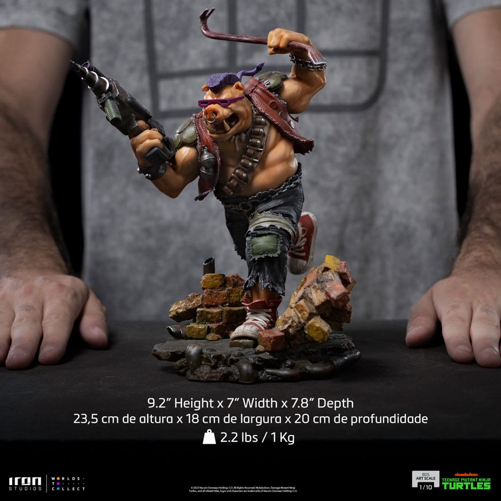 Les Tortues ninja : Statuette Art Scale Bebop 23 cm