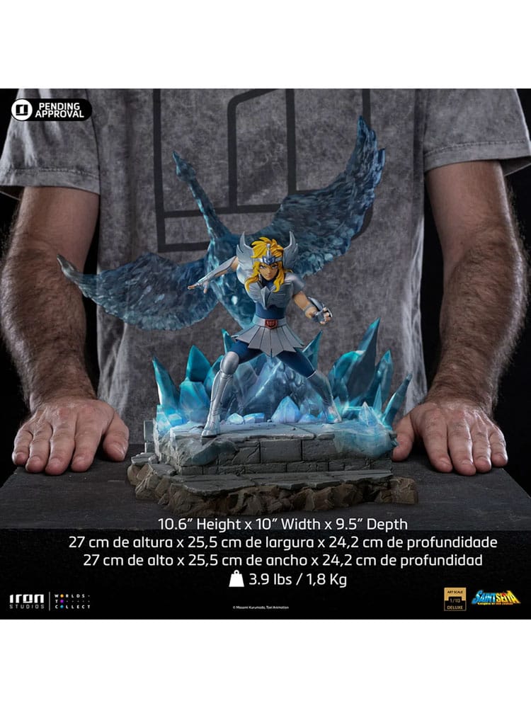 Saint Seiya Statuette Deluxe BDS Art Scale 1/10 Cygnus Hyoga 27 cm