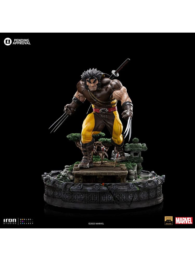 Marvel Statuette Art Scale Deluxe 1/10 Wolverine Unleashed 20 cm