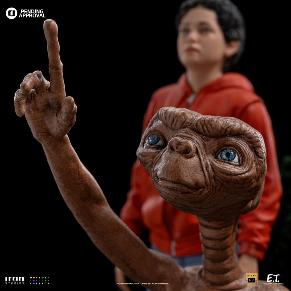 E.T., l'extra-terrestre Statuette 1/10 Deluxe Art Scale E.T., Elliot and Gertie 19 cm