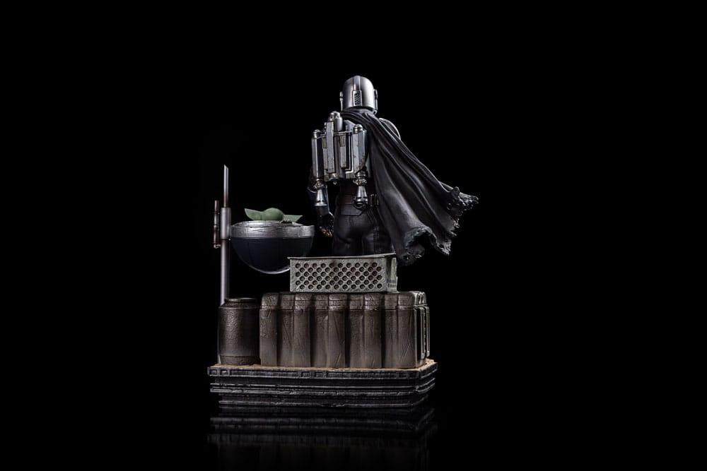 Star Wars The Mandalorian statuette 1/10 Art Scale Din Djarin and Din Grogu 21 cm