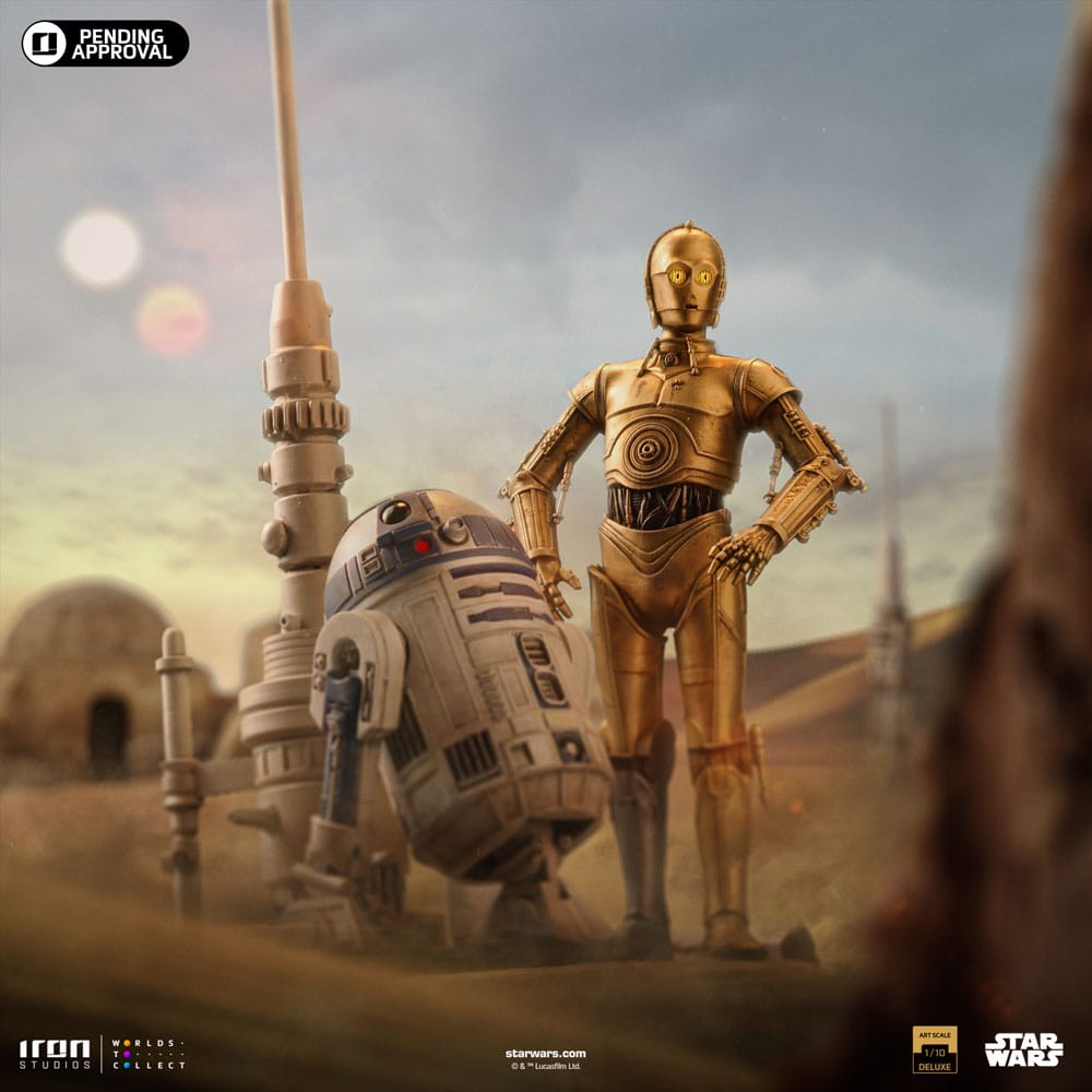 Star Wars statuette 1/10 Deluxe Art Scale C-3PO & R2D2 31 cm