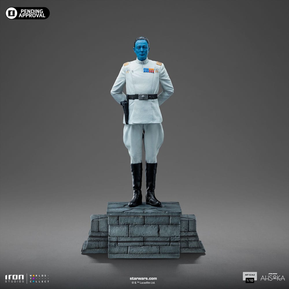 Star Wars Ahsoka statuette 1/10 Art Scale Grand Amiral Thrawn 25 cm