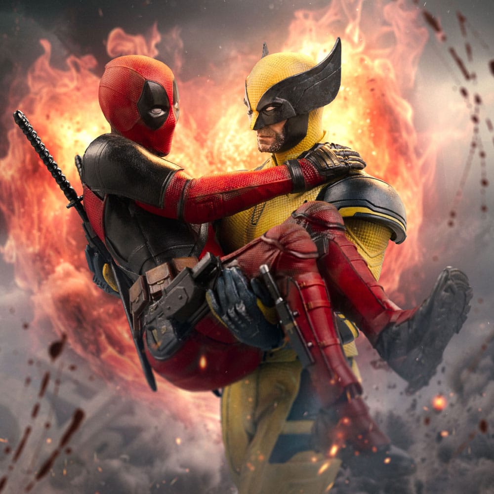 Deadpool statuette 1/10 Deluxe Art Scale Deadpool & Wolverine 21 cm
