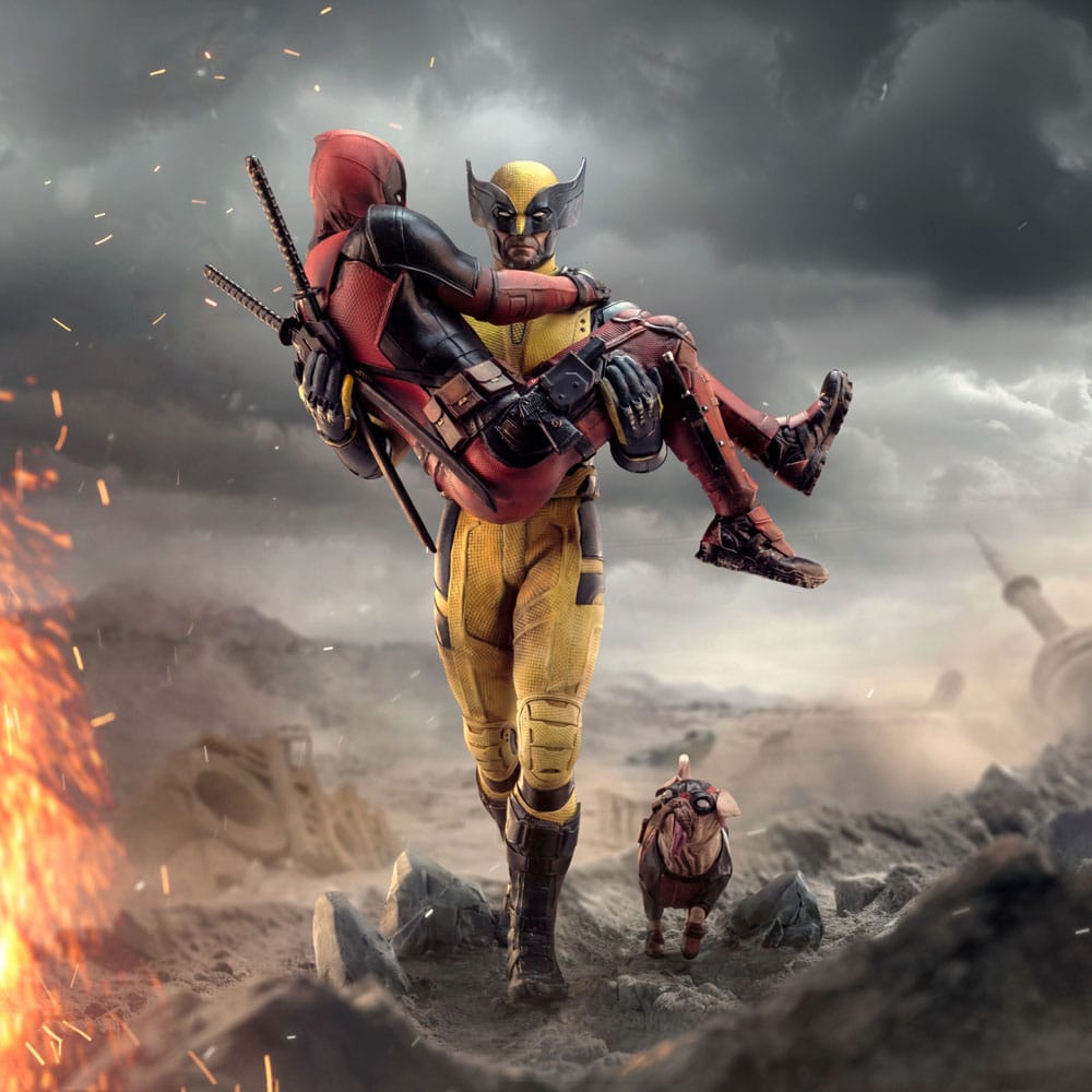 Deadpool statuette 1/10 Deluxe Art Scale Deadpool & Wolverine 21 cm