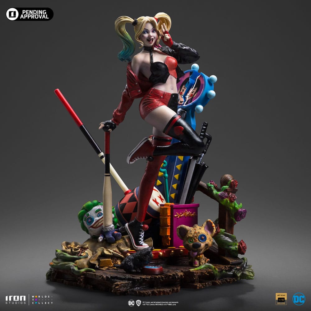 DC Comics statuette 1/10 Deluxe Art Scale Harley Quinn (Gotham City Sirens) 22 cm