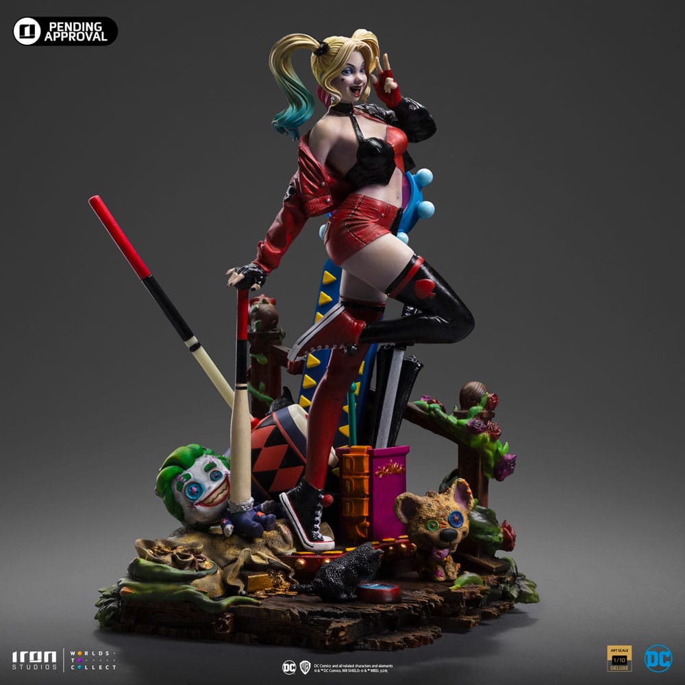 DC Comics statuette 1/10 Deluxe Art Scale Harley Quinn (Gotham City Sirens) 22 cm