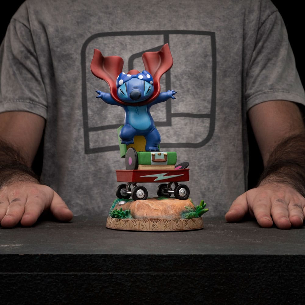 Lilo & Stitch statuette 1/10 Art Scale Stitch Laundry 19 cm