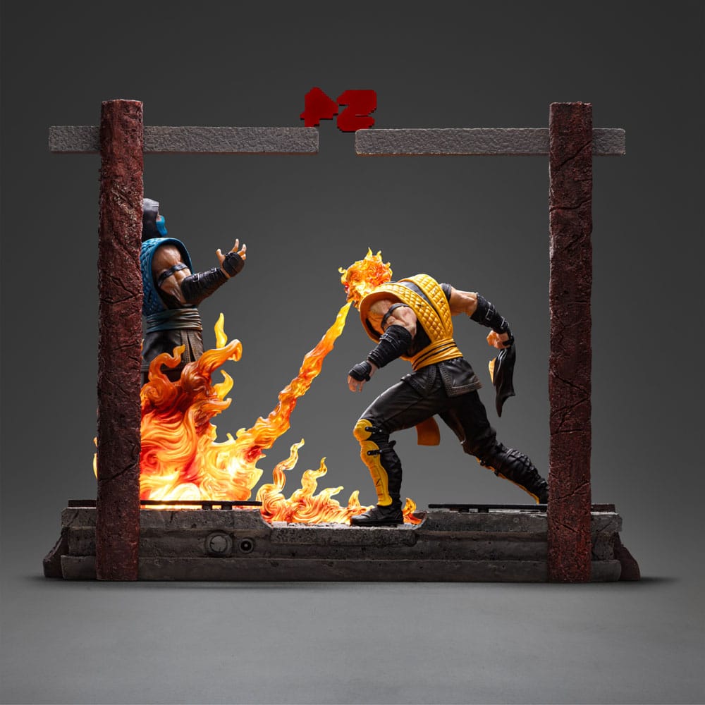 Statuette Mortal Kombat 1/10 Deluxe Art Scale Scorpion Fatality 27 cm