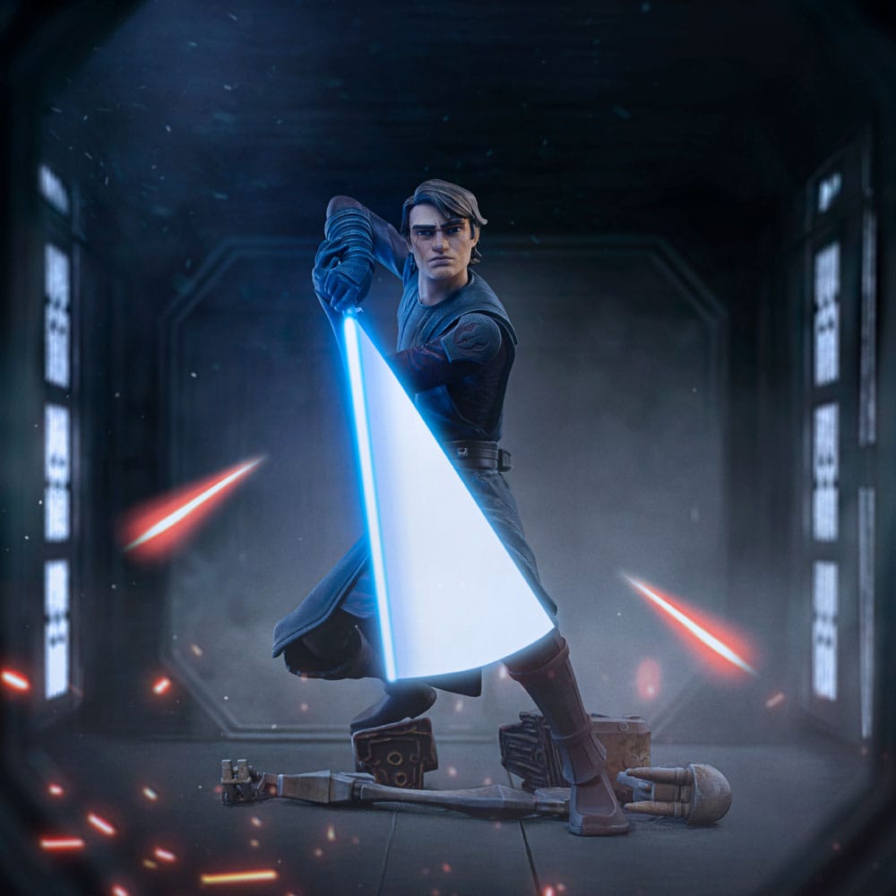 Star Wars : The Clone Wars Statuette 1/10 Deluxe Art Scale Anakin Skywalker 19 cm