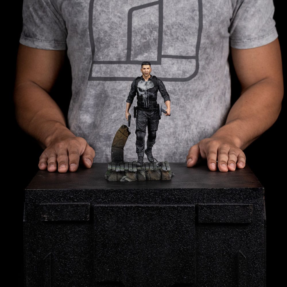 Statuette Daredevil : Born Again 1/10 Art Scale Punisher 21 cm