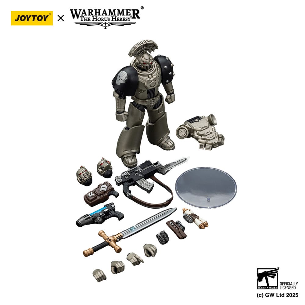 Warhammer The Horus Heresy figurine 1/18 lron Warriors MKVI Tactical Sergeant with Power Sword and Plasma Pistol 12 cm