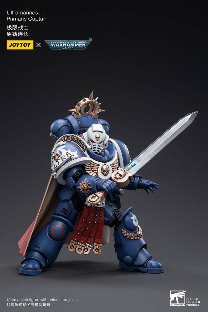 Warhammer 40k figurine 1/18 Ultramarines Primaris Captain 12 cm