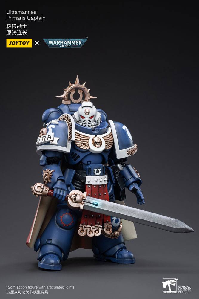 Warhammer 40k figurine 1/18 Ultramarines Primaris Captain 12 cm