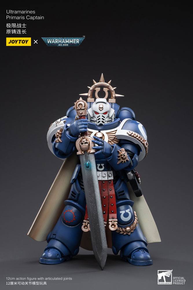 Warhammer 40k figurine 1/18 Ultramarines Primaris Captain 12 cm