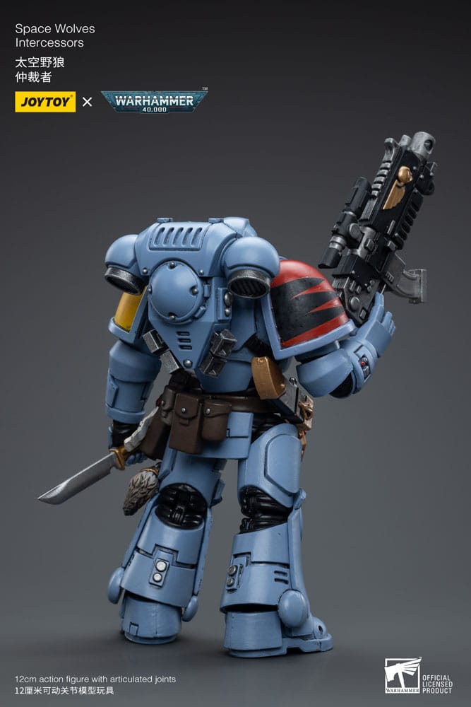 Warhammer 40k figurine 1/18 Space Wolves Intercessors 12 cm