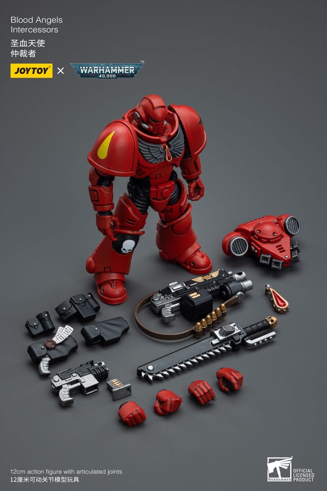 Warhammer 40k figurine 1/18 Blood Angels Intercessors 12 cm
