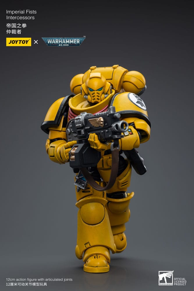 Warhammer 40k figurine 1/18 Imperial Fists Intercessors 12 cm