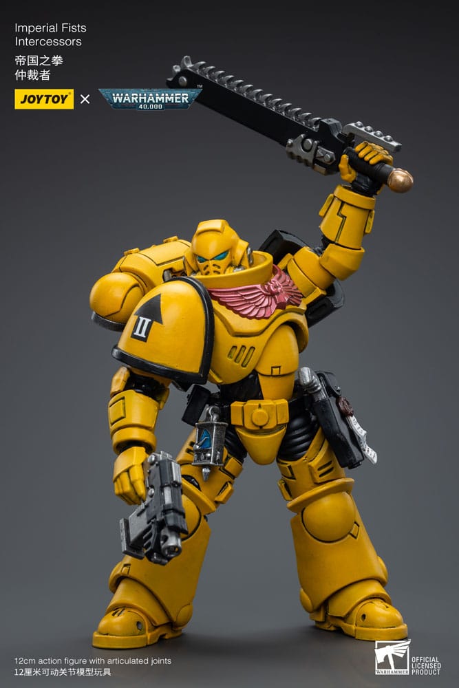 Warhammer 40k figurine 1/18 Imperial Fists Intercessors 12 cm