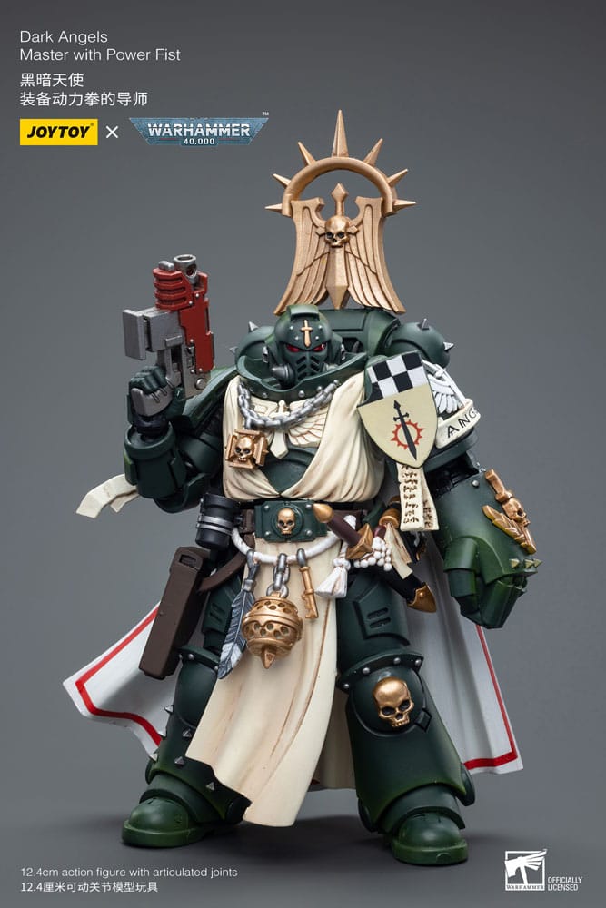Warhammer 40k figurine 1/18 Dark Angels Master with Power Fist 12 cm