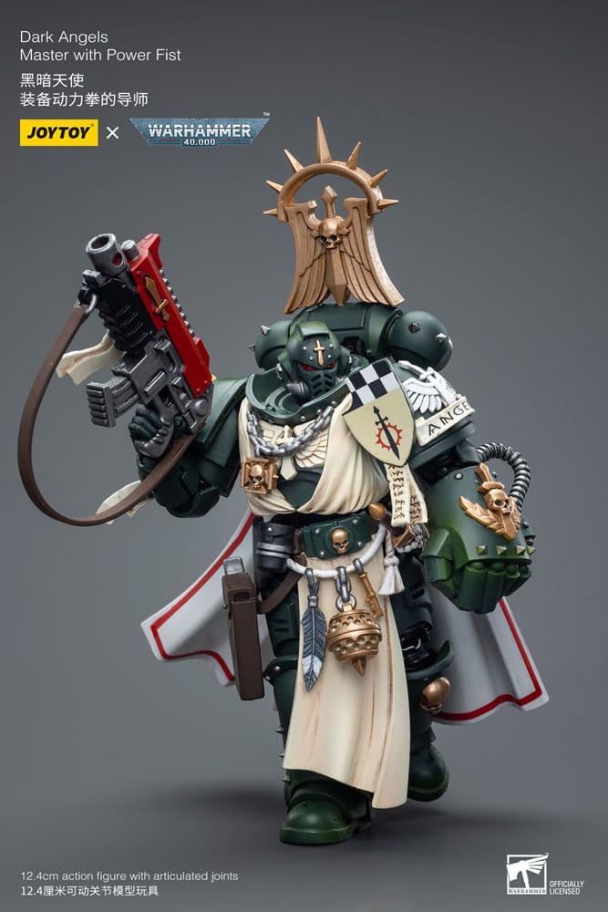 Warhammer 40k figurine 1/18 Dark Angels Master with Power Fist 12 cm