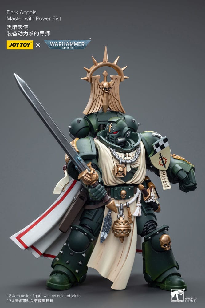 Warhammer 40k figurine 1/18 Dark Angels Master with Power Fist 12 cm