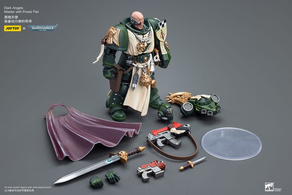 Warhammer 40k figurine 1/18 Dark Angels Master with Power Fist 12 cm