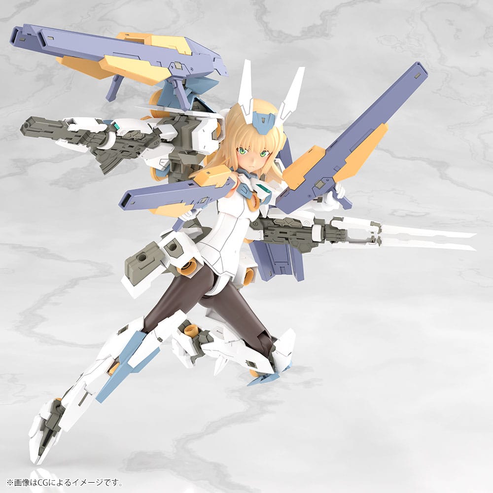 Figurine Frame Arms Girl en plastique à grande échelle Baselard 25 cm
