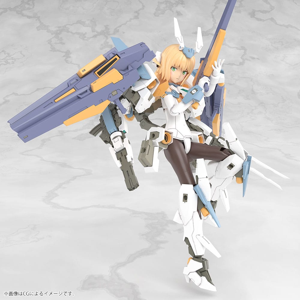 Figurine Frame Arms Girl en plastique à grande échelle Baselard 25 cm