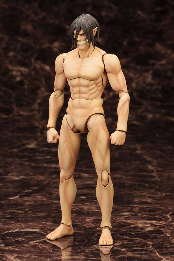 Figurine Attaque des Titans en plastique, modèle réduit Eren Yeager 16 cm