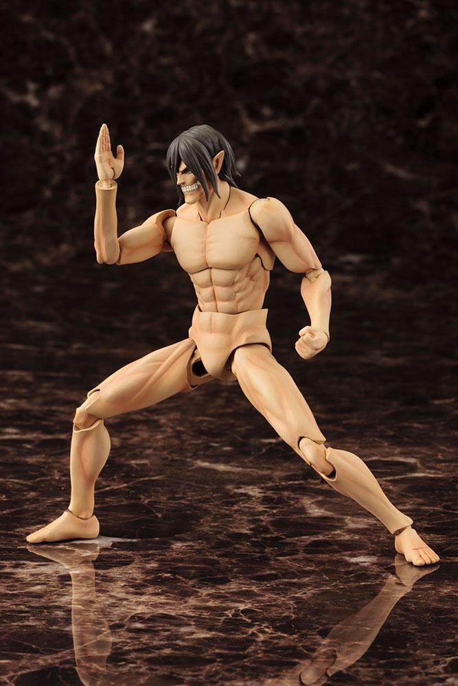 Figurine Attaque des Titans en plastique, modèle réduit Eren Yeager 16 cm
