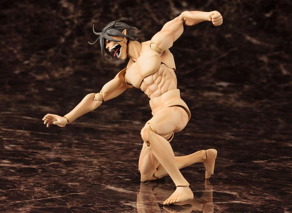 Figurine Attaque des Titans en plastique, modèle réduit Eren Yeager 16 cm