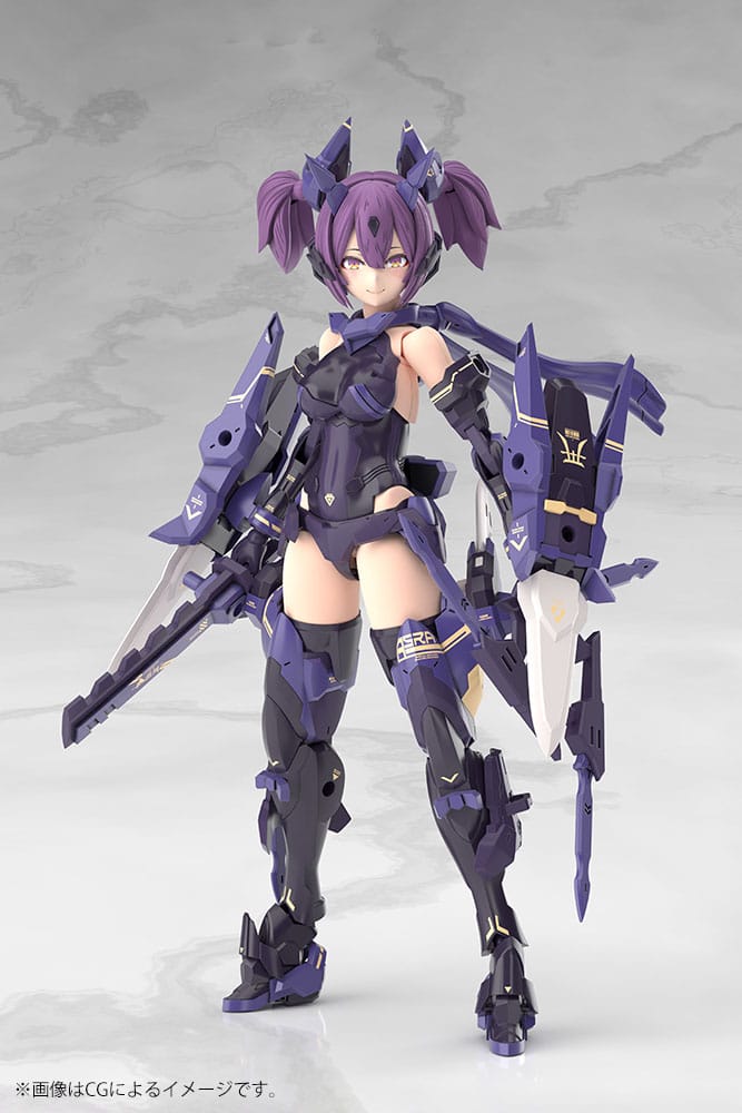 Figurine Megami Device Kit modèle en plastique 1/1 Asra Ninja Kaname Shadow Edition Full Package 14 cm