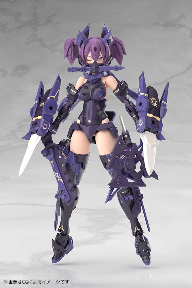 Figurine Megami Device Kit modèle en plastique 1/1 Asra Ninja Kaname Shadow Edition Full Package 14 cm