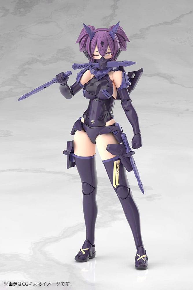 Figurine Megami Device Kit modèle en plastique 1/1 Asra Ninja Kaname Shadow Edition Full Package 14 cm