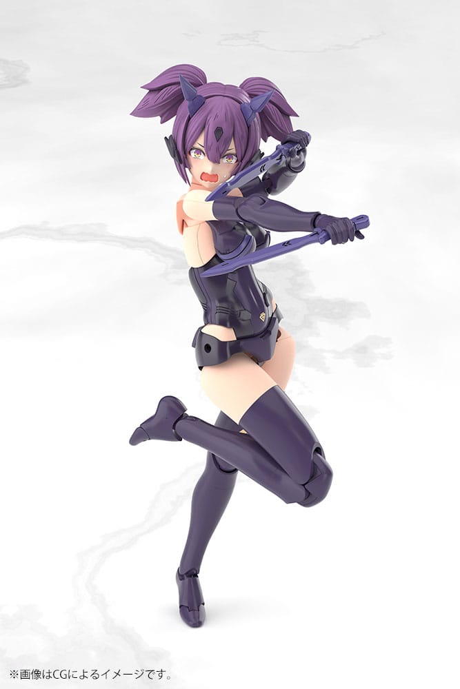 Figurine Megami Device Kit modèle en plastique 1/1 Asra Ninja Kaname Shadow Edition Full Package 14 cm