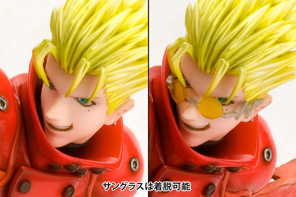 Trigun Badlands Rumble statuette PVC ARTFX J 1/8 Vash The Stampede Renewal Package Version 19 cm