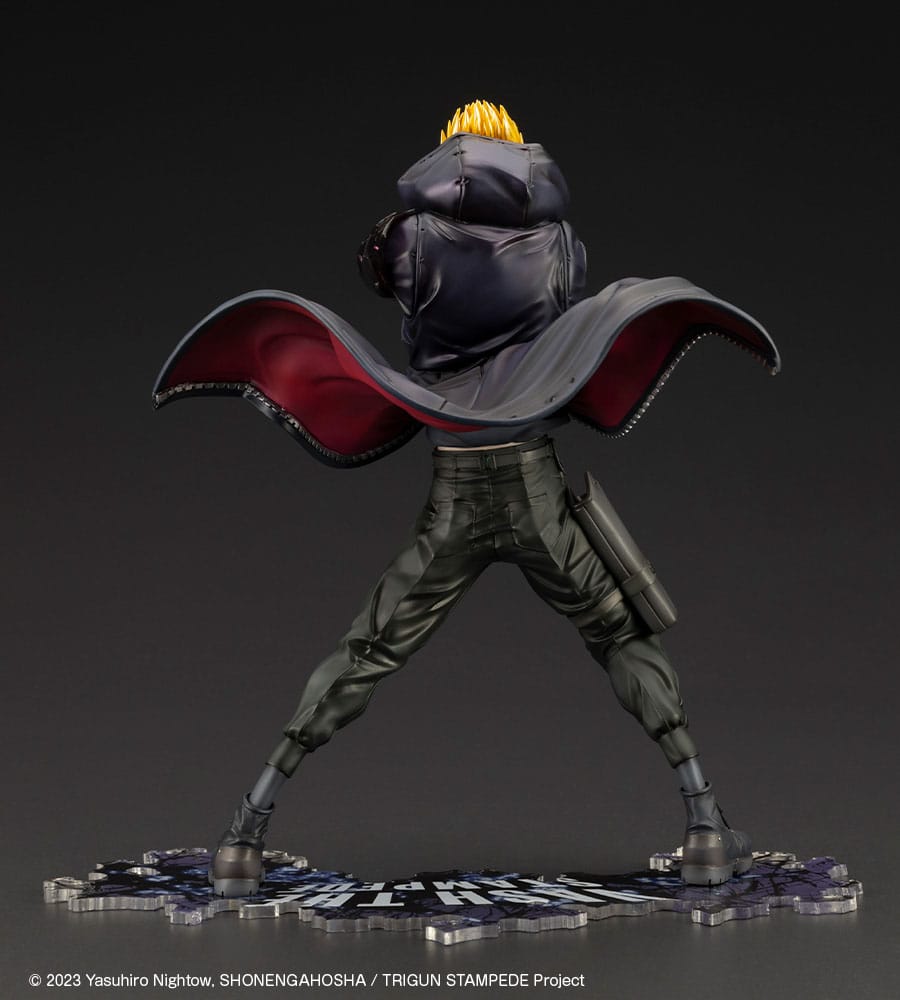 Statuette PVC Trigun Stampede ARTFXJ 1/8 Vash the Stampede Le tireur en version noire 22 cm
