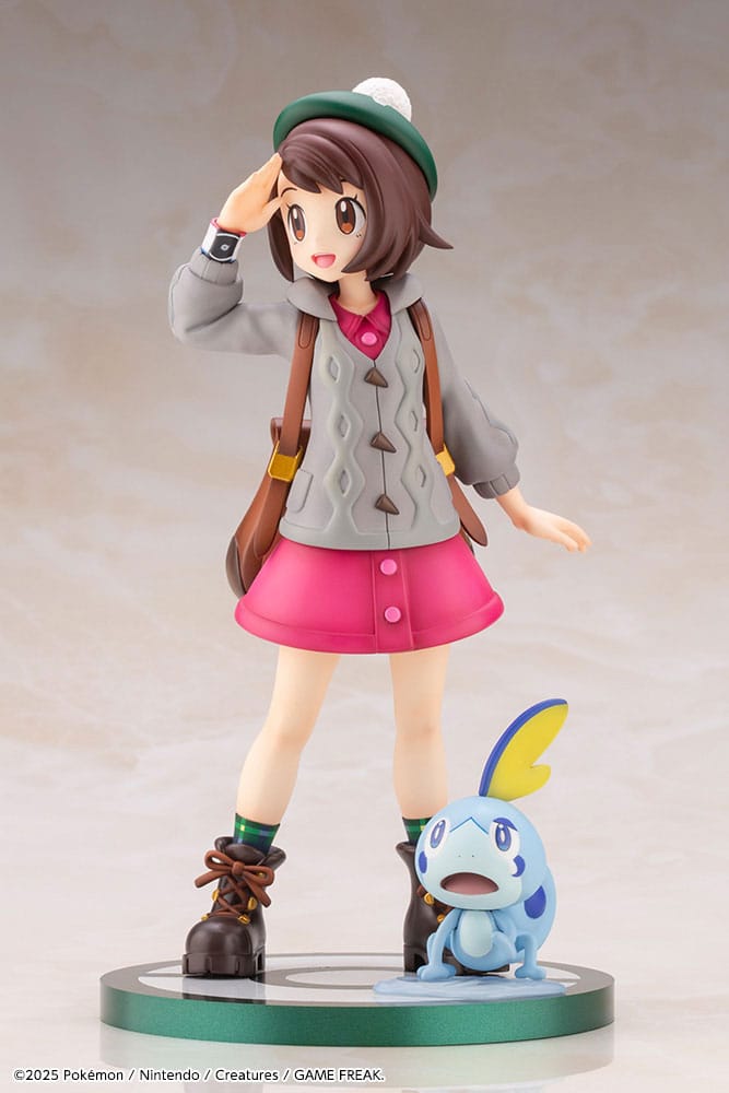 Statuette Pokémon PVC ARTFXJ 1/8 Gloria & Larméléon 21 cm
