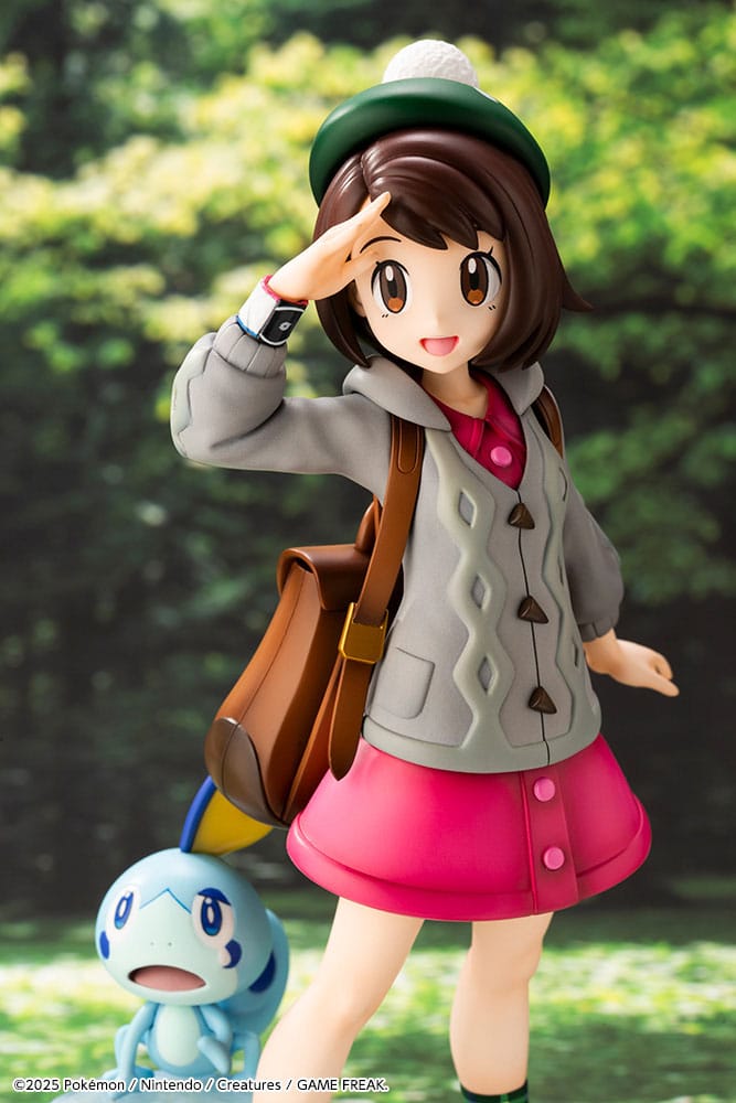 Statuette Pokémon PVC ARTFXJ 1/8 Gloria & Larméléon 21 cm