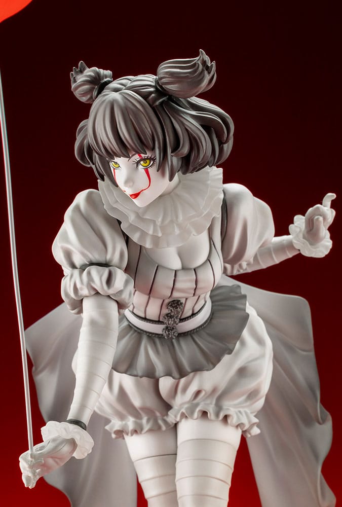 « ça » est revenu 2017 Bishoujo statuette PVC 1/7 Pennywise Monochrome 25 cm